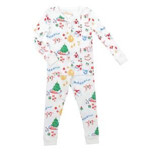NEW PETIDOUX night before christmas pajamas in white